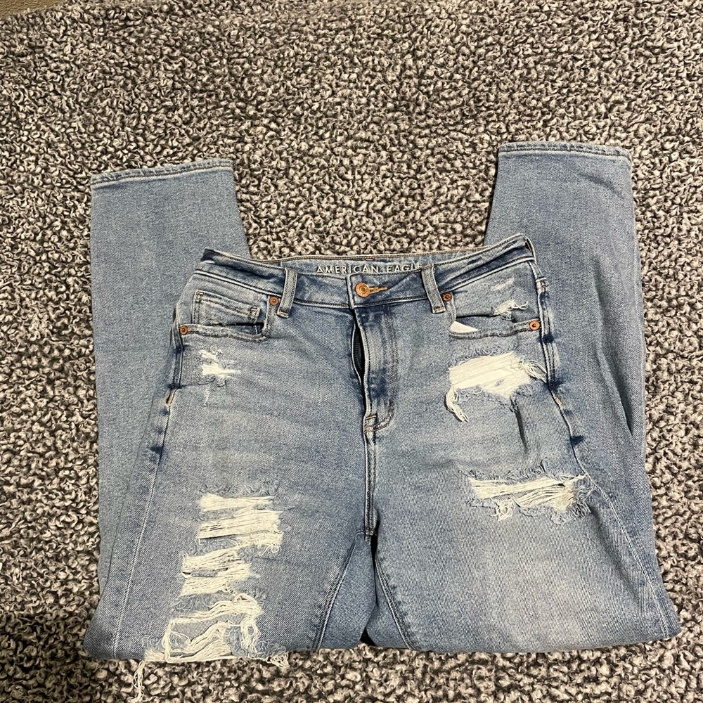 American Eagle ripped jeans